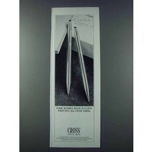 1981 Cross Pens Ad - Some Women Have Success Written