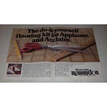 1984 Mannington Applause Collection Vinyl Floor Ad - do-it-yourself