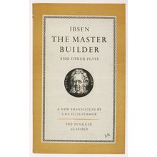 Ibsen The Master Builder 1958 Book Postcard