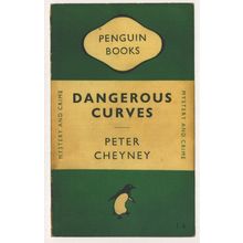 Dangerous Curves Peter Cheyney 1949 Book Postcard