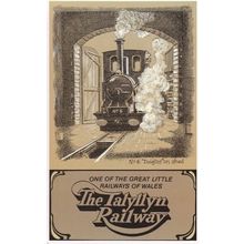 The Talyllyn Railway Douglas Train On Shed Advertising Postcard