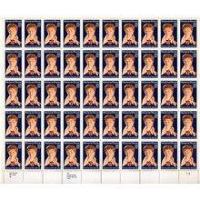 Marianne Moore Sheet of Fifty 25 Cent Postage Stamps Scott 2449