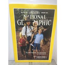 National Geographic Magazine January 1991 Northwest Australia Collectable