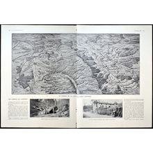 TERRAIN OF THE FIGHT IN THE ARGONNE FOREST 1915 FRANCE WORLD WAR I PRINT