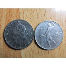 Italy 1966 50 Lire Coin
