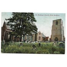 St Nicholas' Church, East Dereham, Norfolk, Postcard.