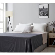 Waterproof Blanket for Bed Intimacy, Queen & King Size (95"X 90", Grey/Beige), W