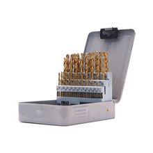 Tortoiseshell 51-Piece Metric Index Drill Bit Set, 1.0-6.0 Mm, HSS with Tin Coat