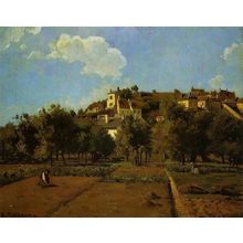 the-gardens-of-l-hermitage-pontoise Poster Canvas Movie Film Print A0 A1 A2 A3 A