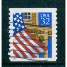 Used 2913 32c U.S. Flag Over Porch Fine CNS 33333 W0861