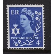 NI7 4d Blue NO WATERMARK NORTHERN IRELAND - Unmounted Mint