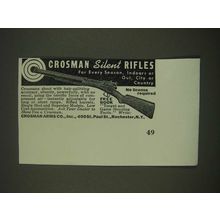 1940 Crosman Arms Silent Rifle Ad - for every season