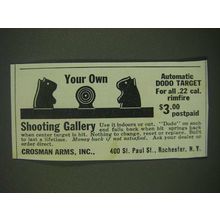 1940 Crosman Arms Automatic Dodo Target Ad