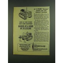 1955 Caterpillar Used Farm Equipment Ad - Insurance