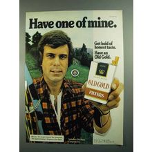 1973 Old Gold Cigarettes Ad - One of Mine
