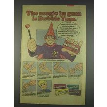 1982 Bubble Yum Bubble Gum Ad - The Magic In