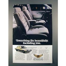 1982 Buick Skyhawk Car Ad - Everything Fits!
