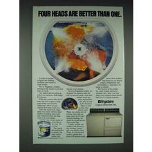 1984 Frigidaire Washer and Dryer Ad - Four Heads