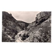 CHEDDAR GORGE, SOMERSET unused vintage postcard by Valetine 1950's RP =