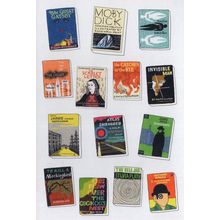 A Clockwork Orange Great Gadsby Invisible Man Book Bookshelf Postcard