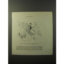 1953 Sabena Airlines Ad - I knew she'd come back a Sabena fan