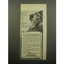 1955 New Hampshire Tourism Ad - An American landmark for 150 years