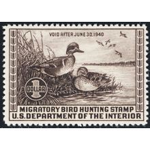 RW6, Mint VF NH $1 Duck Stamp * Stuart Katz