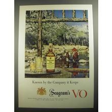 1956 Seagram's VO Whisky Advertisement