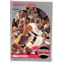 1990-91 Hoops Sidney Green basketball card #435 - Spurs