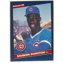 1986 Donruss baseball card 311 Shawon Dunston