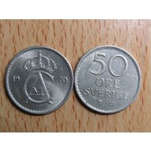 Sweden 1970 50 Ore Coin
