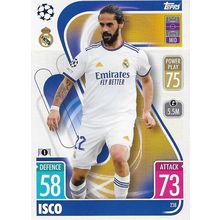 Match Attax UCL/UEL/UECL 2021-22: Real Madrid CF, Midfielder - Isco