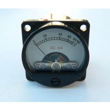 Illuminated mini 100mA Bias Meter fr Valve Tube Amplifier EL34 6L6 back lit SD39
