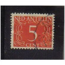 NETHERLANDS 1950 ANTILLES 5C FU SG330