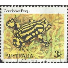 AUSTRALIA, AMPHIBIAN, Corroborree Frog, yellow 1984, 3c, #5