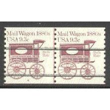 1903a 9.3c Mail Wagon Fine MNH Dry Gum CNP Left 4 V0845