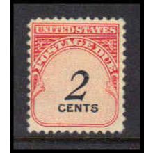 Used J90 2c Postage Due Fine W5006