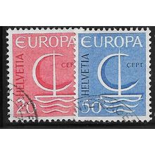 1966 Michel 843/844 - fine used (o)