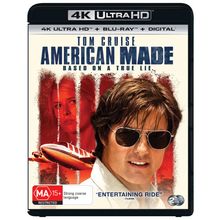 American Made 4K UHD Blu-ray / Blu-ray | Tom Cruise | Region Free