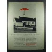 1964 Travelers Insurance Ad - House Over 2 Years Old