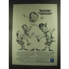 1972 New York Life Insurance AD - Loses a Key Man