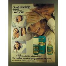1980 No 4711 Eau de Cologne Ad - Good Morning