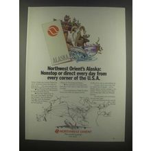 1985 Northwest Orient Airlines Ad - Nonstop or Direct Every Day