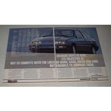 1985 Merkur XR4Ti Ad - Merkur XR4Ti is here. Its objective is not to compete
