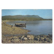 ACHILTIBUIE FROM BADEN BAY , ROSS-SHIRE, SCOTLAND used vintage postcard /