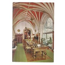 DINING HALL PALACE HOUSE, BEAULIEU, Hampshire unused postcard by Pitkin =