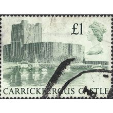 GB, Carrickfergus Castle, green 1992, £1, #4