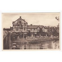 The Albany Hotel and River Fordingbridge Postcard Hampshire