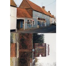 Cawston Village Shop B&H & Calor Gas Sign Norfolk 2x Postcard s