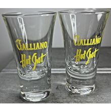 Galliano Hot Shots Shot x 2 Glasses Collectable Glassware Barware